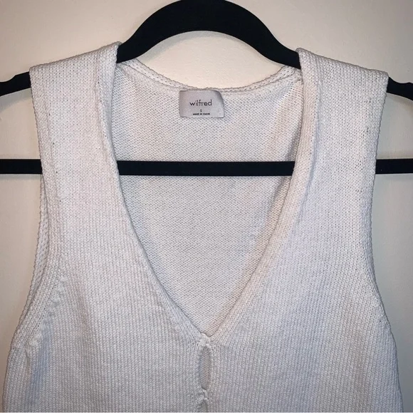 Wilfred Ivory Knit Tank Top - Picture 7 of 8